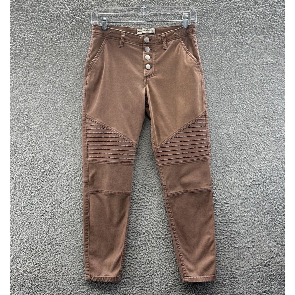 Abercrombie & Fitch Jeans Women's Size 26 Brown Low-Rise Stretch Jeggings